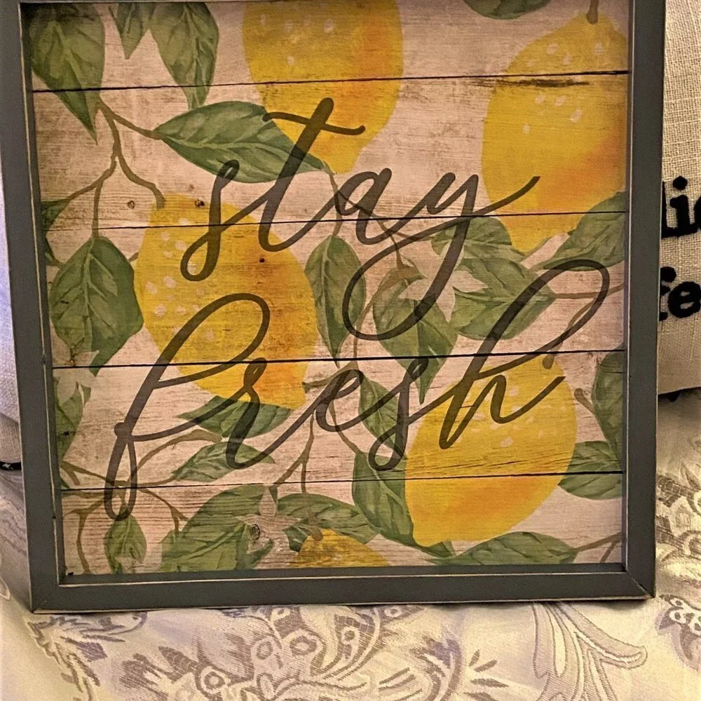 NWT Amish Crafter from Middlefield Ohio Stay Fresh Wall Decor